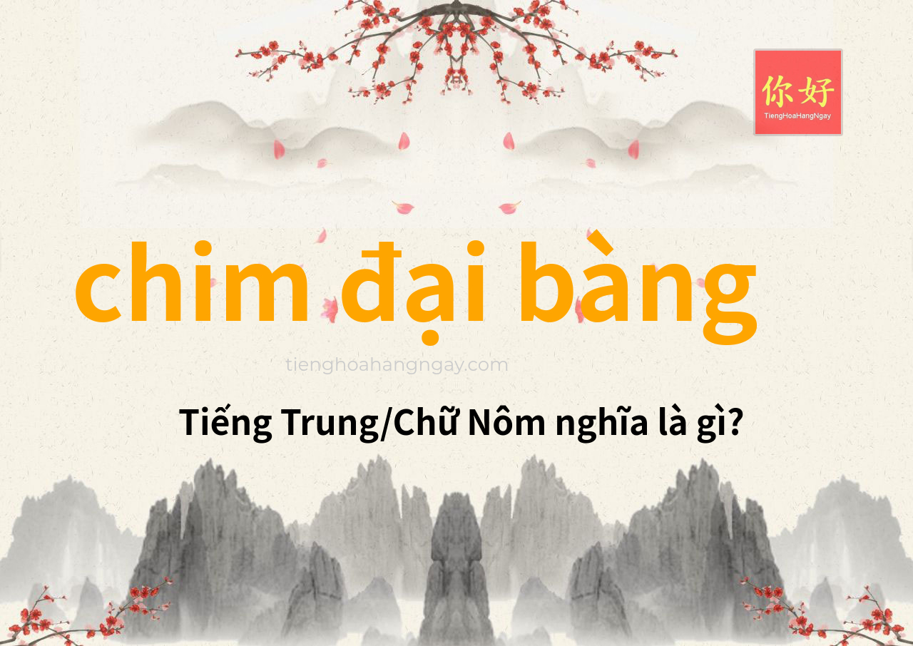 chim đại bàng tiếng Trung là gì?